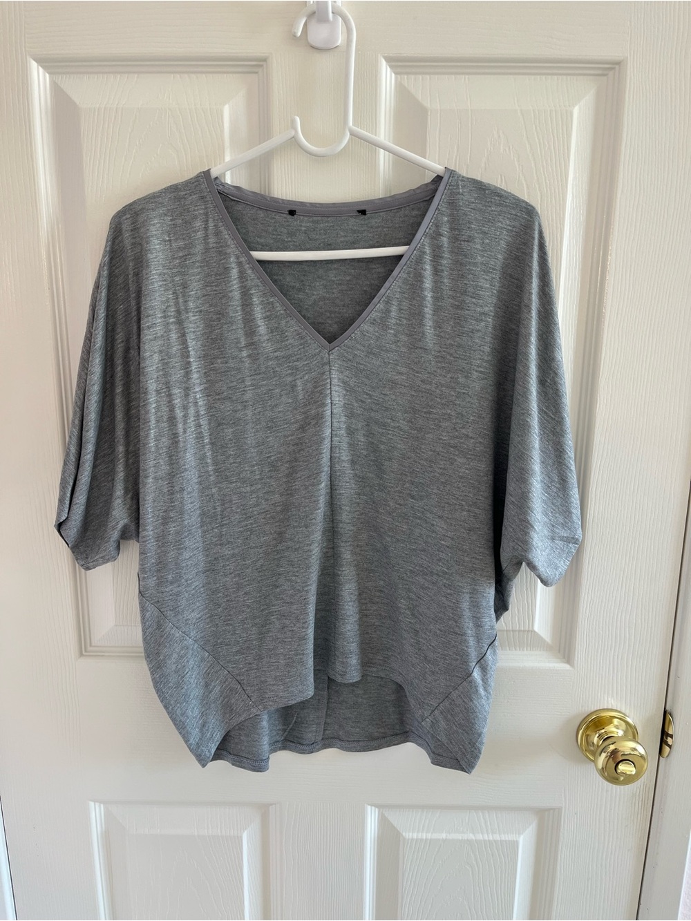 white house black market grey top